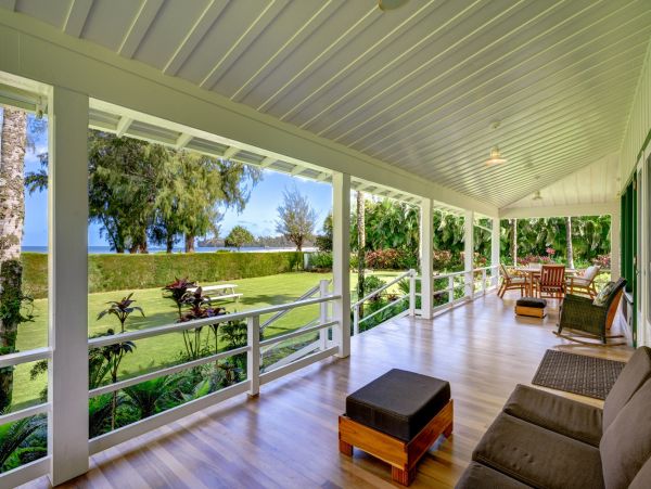 Hanalei Four Bedroom Beachfront Vacation Rental Home