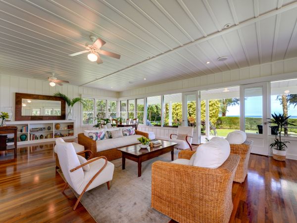 Hanalei Four Bedroom Beachfront Vacation Rental Home