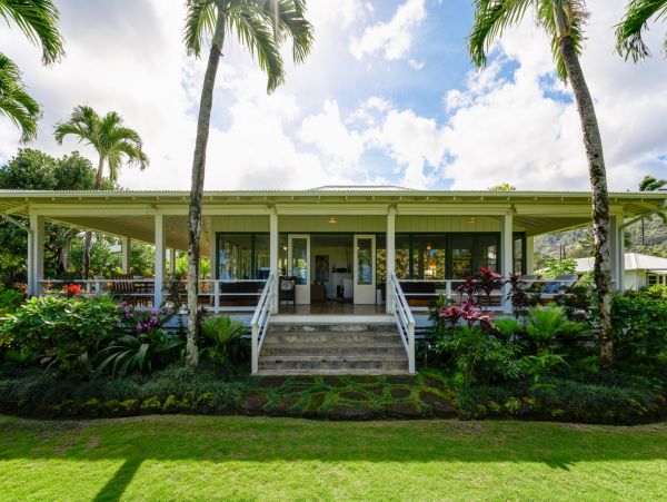 Hanalei Four Bedroom Beachfront Vacation Rental Home