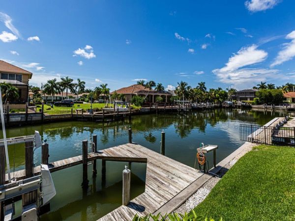 Marco Island Vacation Home with Caged Pool & Boat Dock