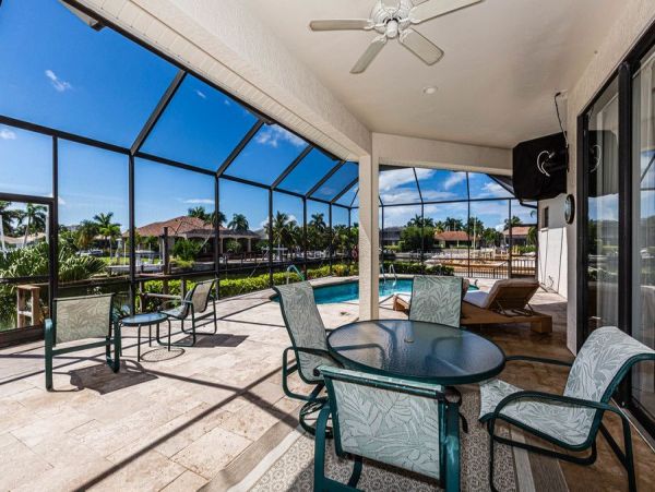 Marco Island Vacation Home with Caged Pool & Boat Dock