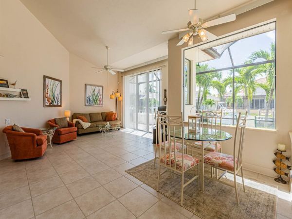 Marco Island Vacation Home with Caged Pool & Boat Dock