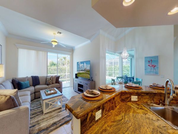 Three Bedroom Plus Den Luxury Vacation Home in Marco Island