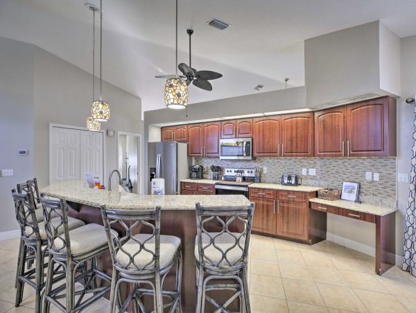 Cape Coral Vacation Home With Private Pool Sleeps 11 Guests