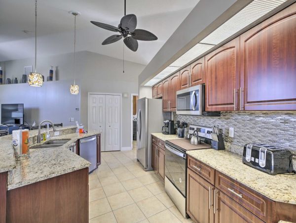 Cape Coral Vacation Home With Private Pool Sleeps 11 Guests