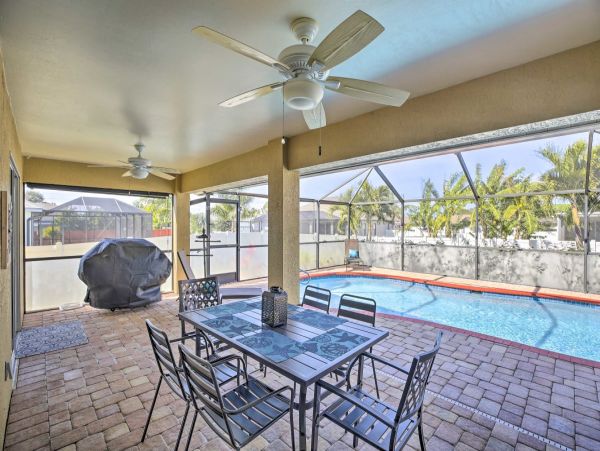 Cape Coral Vacation Home With Private Pool Sleeps 11 Guests