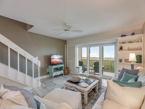 Boca Grande Two Bedroom Villa on Beach Gulf View Sleeps 4