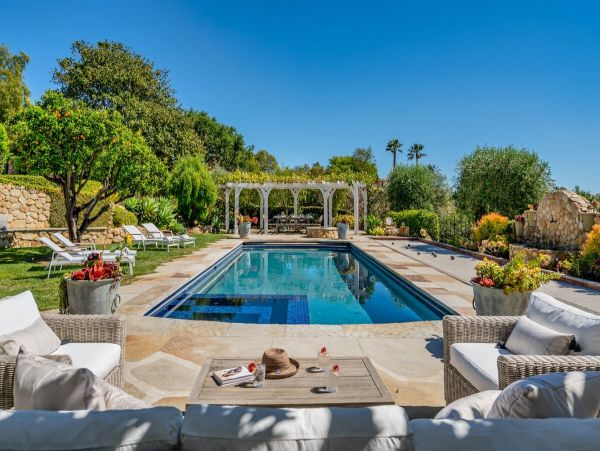 Santa Barbara Vacation Pool Home Ocean Views Four Bedrooms