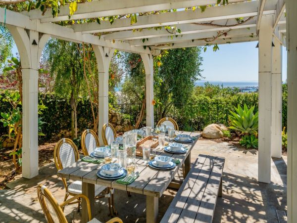 Santa Barbara Vacation Pool Home Ocean Views Four Bedrooms