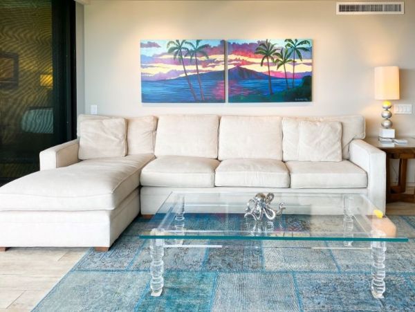 Wailea Two Bedroom Beachfront Rental Condo Ocean Views