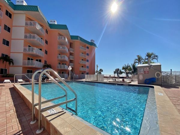 Indian Shores Two Bedroom Beachfront Vacation Condo