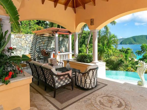 Luxury St. John Villa Rental - Peter Bay Caribbean Beachfront Estate