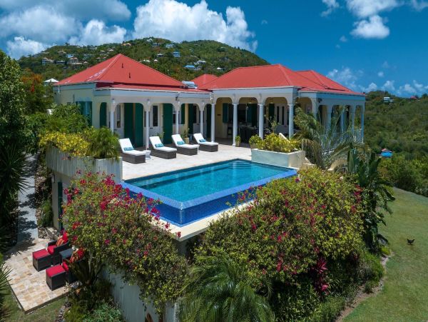 St. John Vacation Rental - Caribbean Luxury Villa with Infinity Pool & Guesthouse