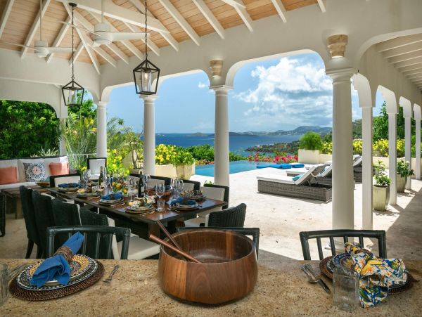 St. John Vacation Rental - Caribbean Luxury Villa with Infinity Pool & Guesthouse