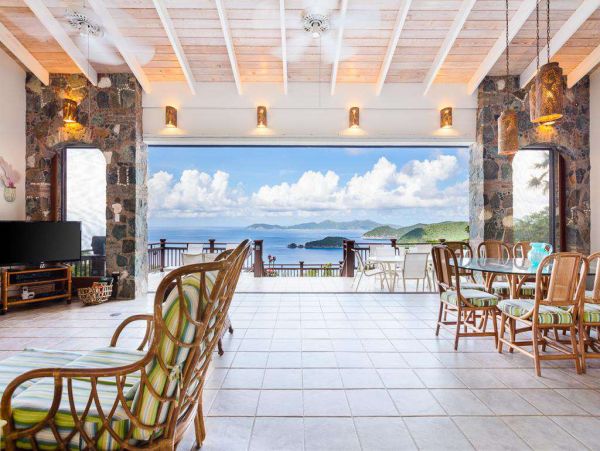 St. John Four Bedroom Pool Home with Amazing Views
