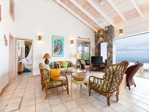 St. John Four Bedroom Pool Home with Amazing Views