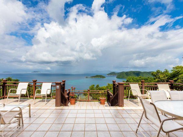St. John Four Bedroom Pool Home with Amazing Views