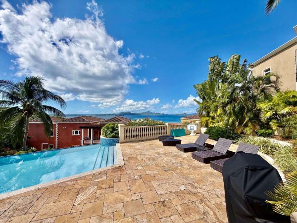 Luxury Ocean View Retreat with Private Pool in St. John