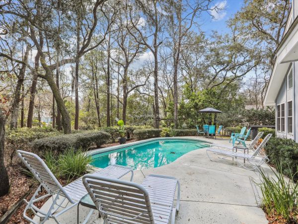 Hilton Head Vacation Rental in Palmetto Dunes 4-Bedroom Home with Pool & Lagoon Dock