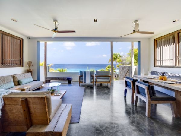 Bonaire Oceanfront Five Bedroom Vacation Villa