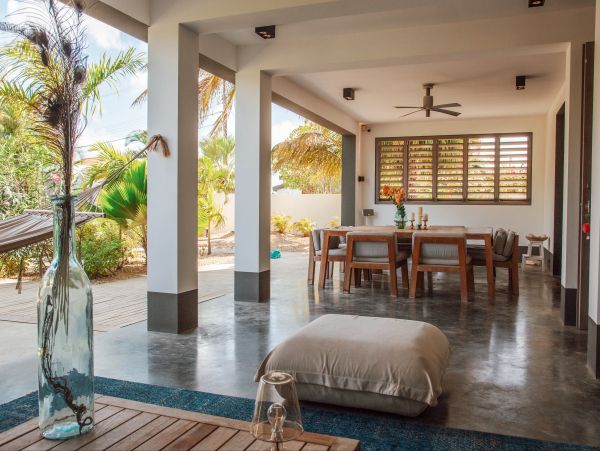 Walk to Beach Four Bedroom Bonaire Vacation Villa