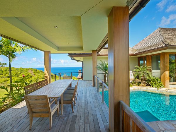 Luxurious Vacation Villa in Kauai Pool Three Bedroom Plus Den