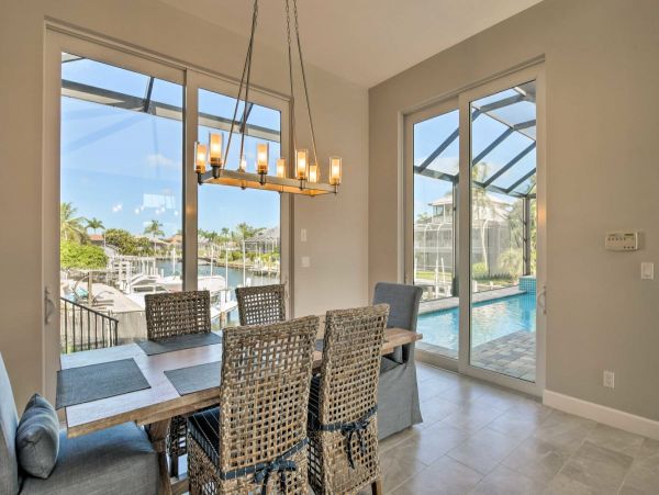 Canal-Front Home with Pool and Boat Dock in Marco Island