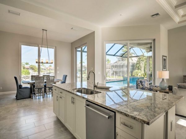 Canal-Front Home with Pool and Boat Dock in Marco Island