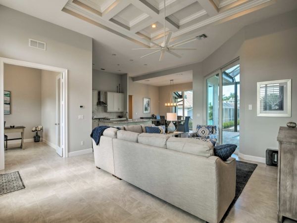 Canal-Front Home with Pool and Boat Dock in Marco Island