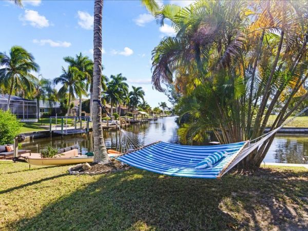 Cape Coral Three Bedroom Vacation Home with Canal View