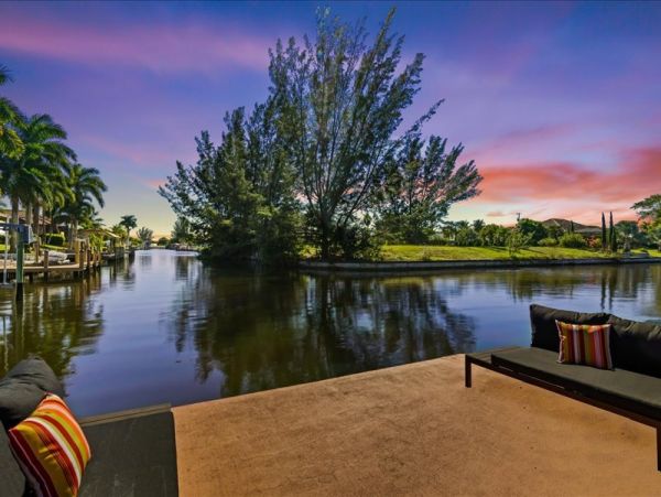 Cape Coral Three Bedroom Vacation Home with Canal View