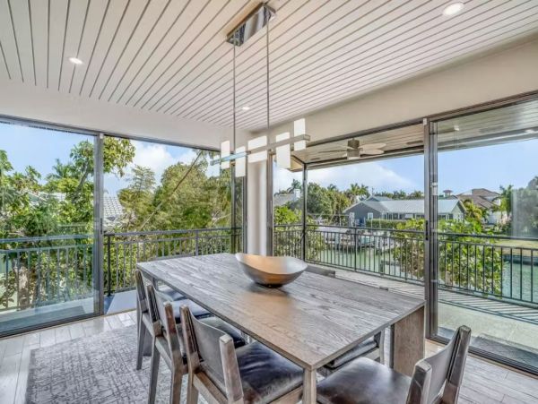 Marco Island Four Bedrooms Canal Front with Pool