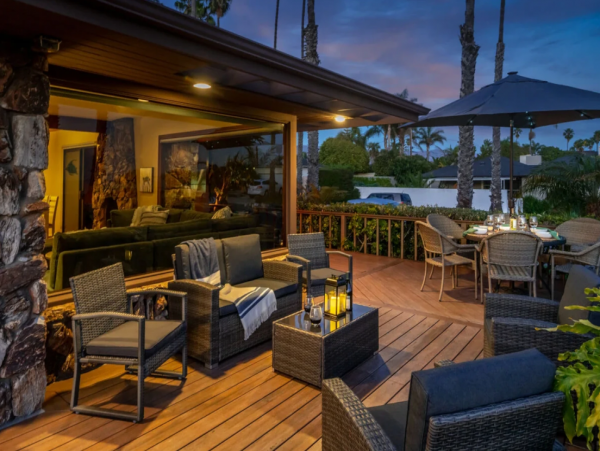 Ocean Views Santa Barbara Vacation Home Three Bedrooms
