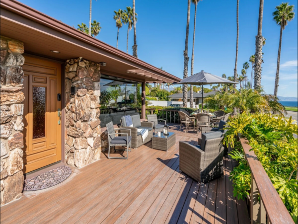 Ocean Views Santa Barbara Vacation Home Three Bedrooms
