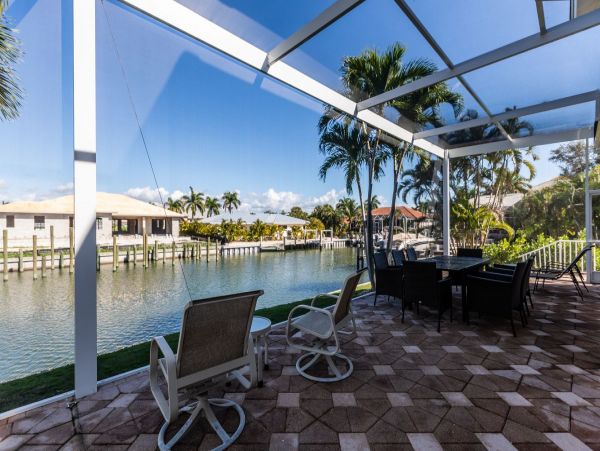 Marco Island Canal Front Four Bedroom Rental Home Sleeps 10