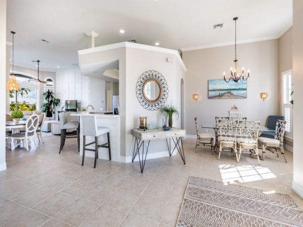 Marco Island Canal Front Four Bedroom Rental Home Sleeps 10
