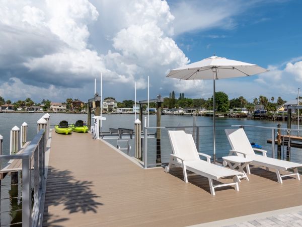 Luxury Indian Rocks Beach Vacation Rental Waterfront Home with Pool, Hot Tub & Dock