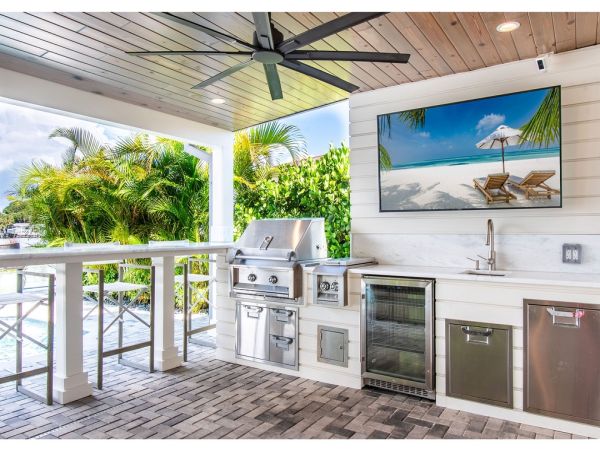 Luxury Indian Rocks Beach Vacation Rental Waterfront Home with Pool, Hot Tub & Dock