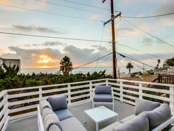 La Jolla Four Bedroom Rental with Ocean View Sleeps 10