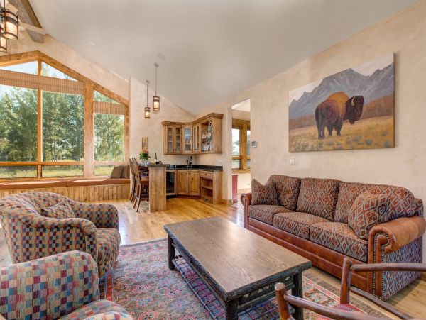Jackson Hole Vacation Ranch Home Four Bedrooms Sleeps 12