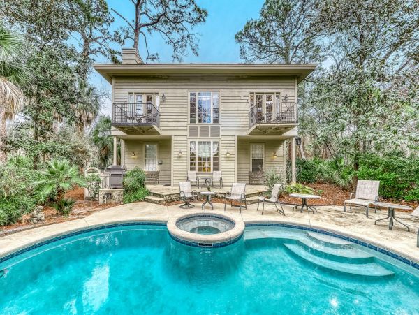 Hilton Head 6 Bedroom Home Private Pool Sleeps 15