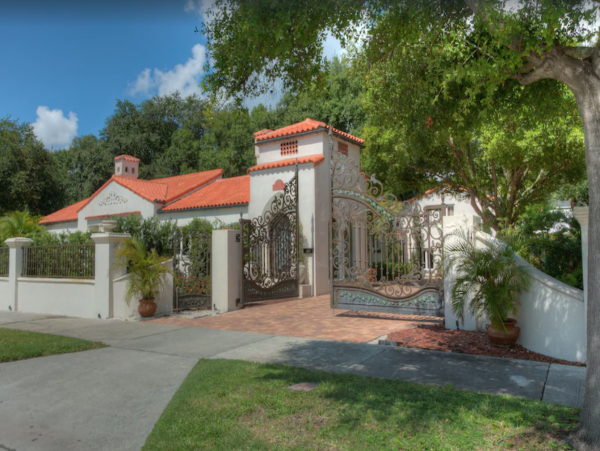 Stunning Mediterranean Style Tampa Mansion with Pool & Spa
