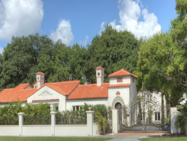 Stunning Mediterranean Style Tampa Mansion with Pool & Spa