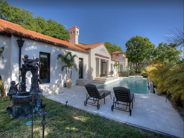 Stunning Mediterranean Style Tampa Mansion with Pool & Spa