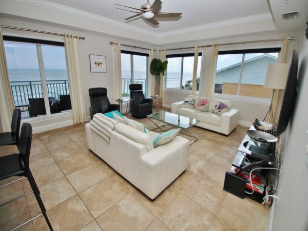 Ocean Views New Smyrna Beach Vacation Condo Three Bedrooms
