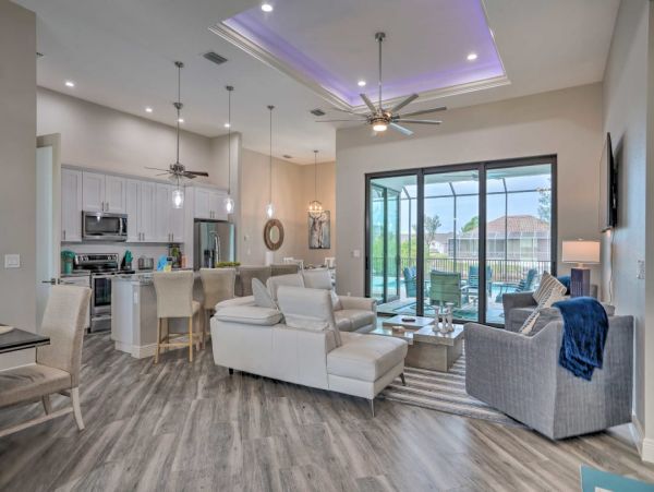 Canal Front Three Bedroom Vacation Home in Cape Coral