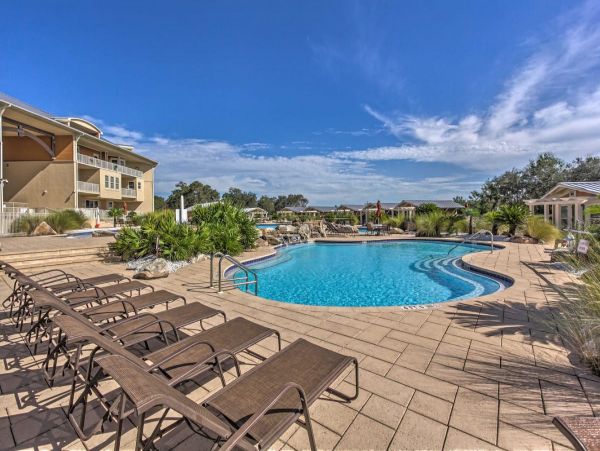 Santa Rosa Beach 3 Bedroom Condo Sleeps 8 Walk To Beach