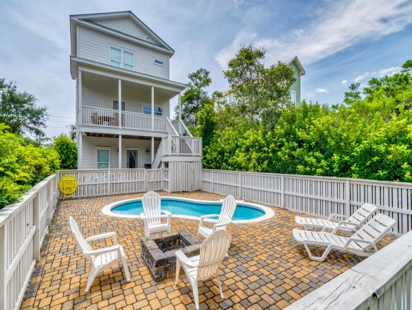 Seacrest Beach Four Bedrooms Rental Home with Pool Sleeps 10