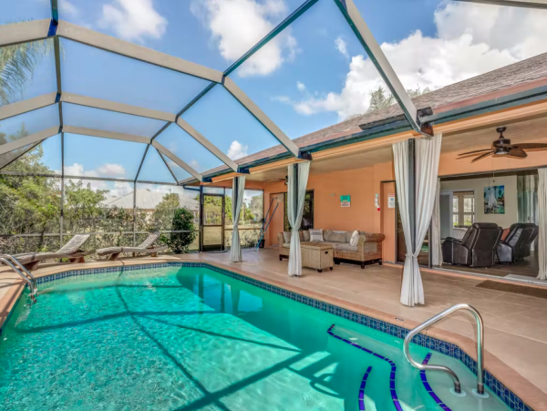 Cape Coral Pool Home & Dock with Gulf + River Access