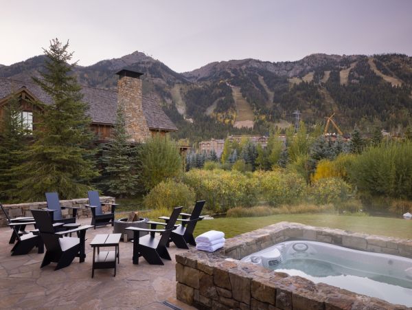 Teton Village Mountain View Four Bedroom Vacation Rental Lodge
